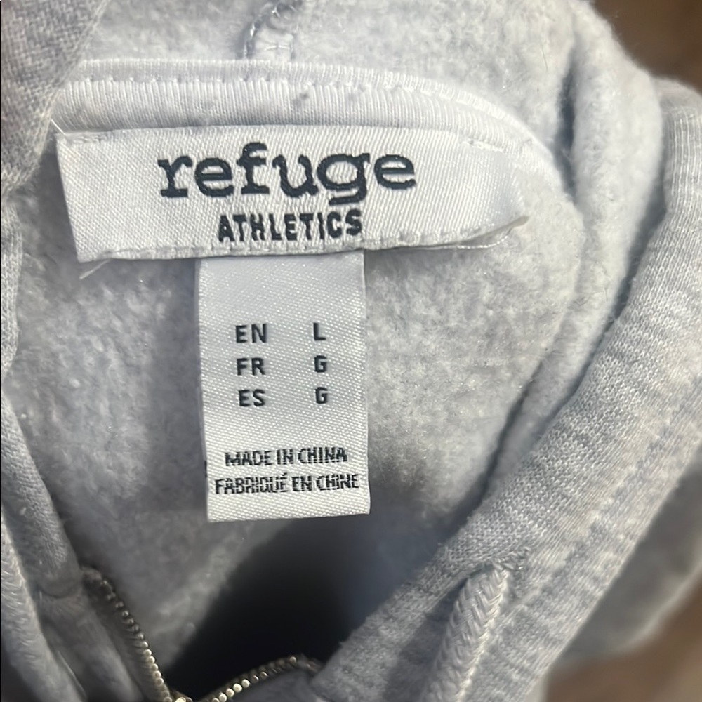 Refuge Athletics Light Gray Hoodie - Picture 2 of 2
